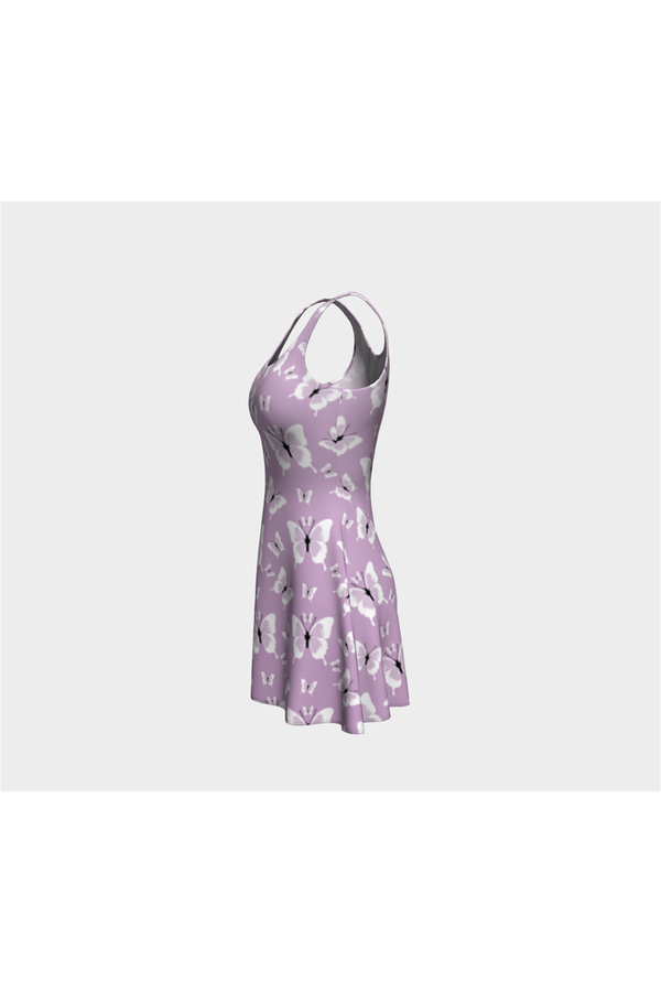 Lilac Meadow Flare Dress - Objet D'Art