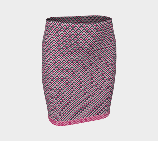 Pink Shell Fitted skirt - Objet D'Art