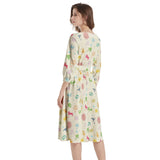 Boat Neck Belted Flared Dress - Objet D'Art