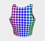 Spectral Matrix Crop Top - Objet D'Art