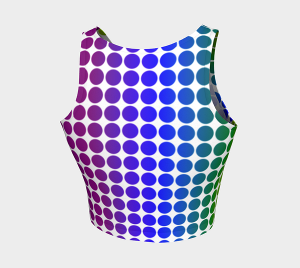 Spectral Matrix Crop Top - Objet D'Art