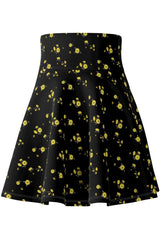 Floral Women's Skater Skirt - Objet D'Art