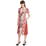 Puff Sleeve Button Through Dress - Objet D'Art