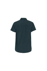 Classic Stripes Men's All Over Print Short Sleeve Shirt - Objet D'Art Online Retail Store