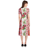 Puff Sleeve Button Through Dress - Objet D'Art