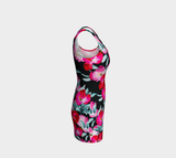 Floral Midnight Bodycon Dress - Objet D'Art
