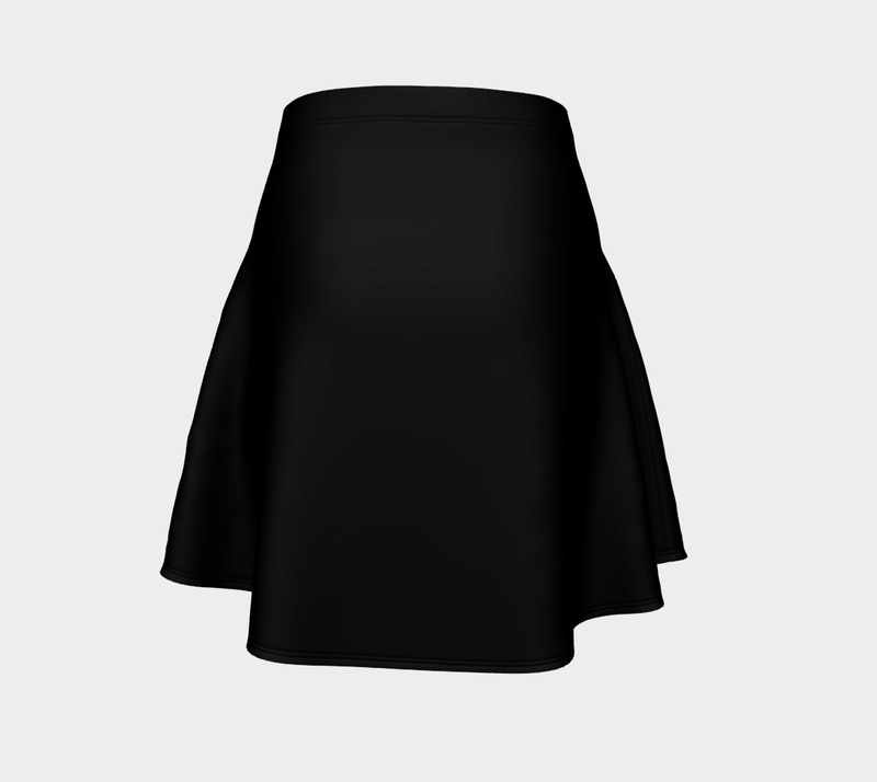 Black Flare Skirt - Objet D'Art