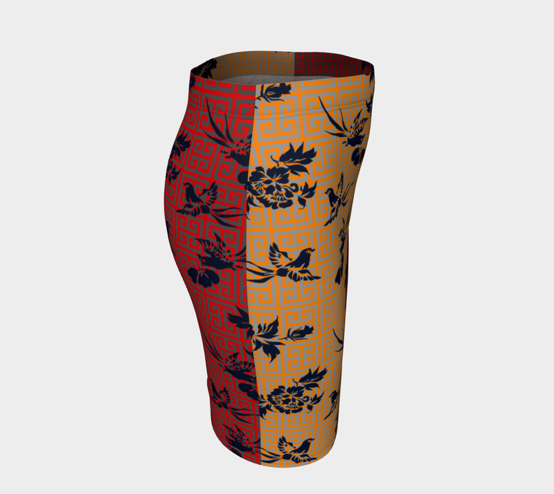East Meets West Fitted Skirt - Objet D'Art