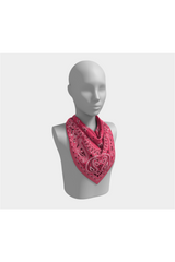 Pink Bandana Square Scarf - Objet D'Art