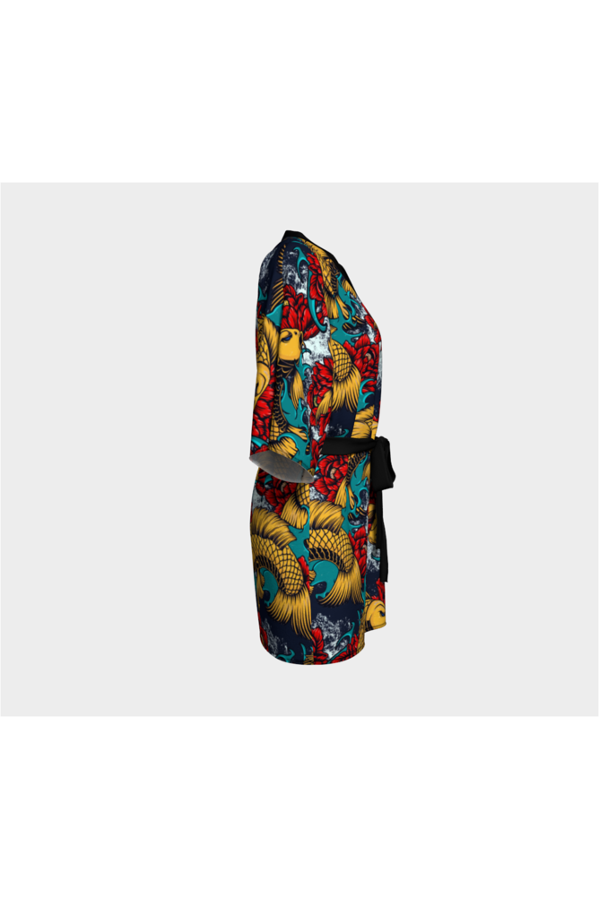 Koi to the World Kimono Robe - Objet D'Art