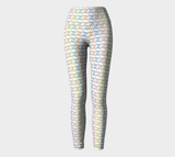 Linear Kaleidoscope Yoga Leggings - Objet D'Art