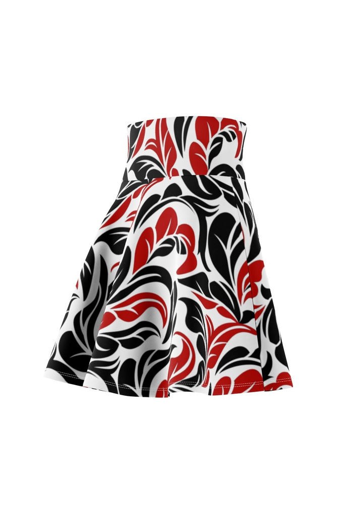 Scrolling Along Women's Skater Skirt - Objet D'Art