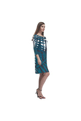 Moonlit Leaves Rhea Loose Round Neck Dress - Objet D'Art Online Retail Store