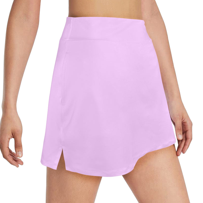 lavender solid print 2 Women's Golf Skirt with Pockets (Model D64) - Objet D'Art