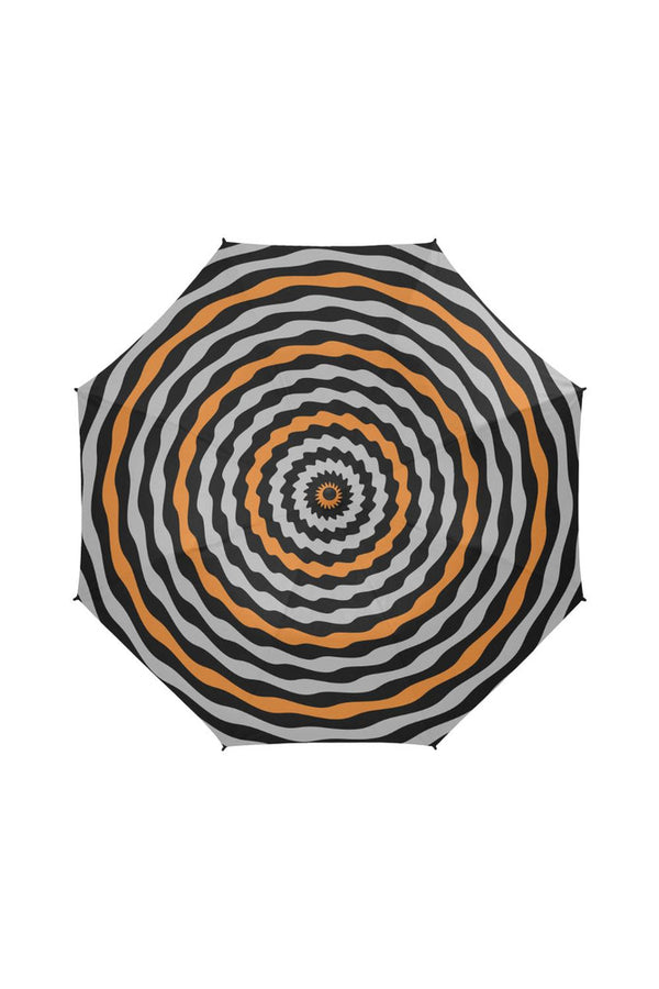 TWIRLING HYPNOSIS Semi-Automatic Foldable Umbrella - Objet D'Art Online Retail Store