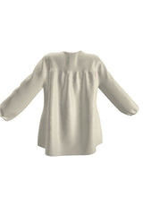 Wheat Colored Women's Blouse - Objet D'Art