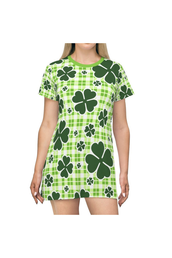 Saint Patty's Day T-Shirt Dress - Objet D'Art