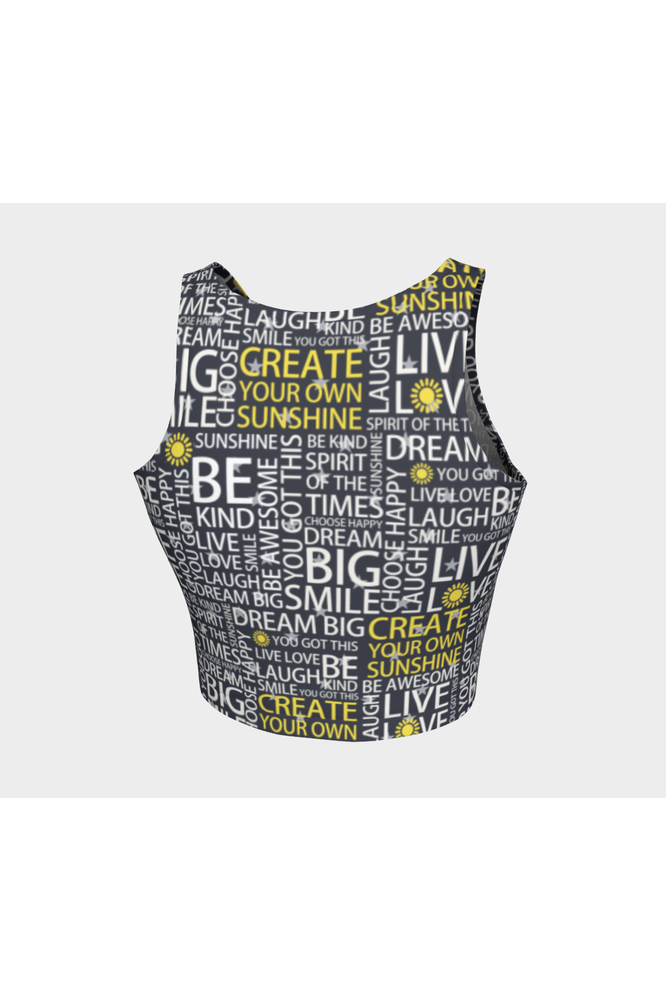 Create Your Own Sunshine Crop Top - Objet D'Art