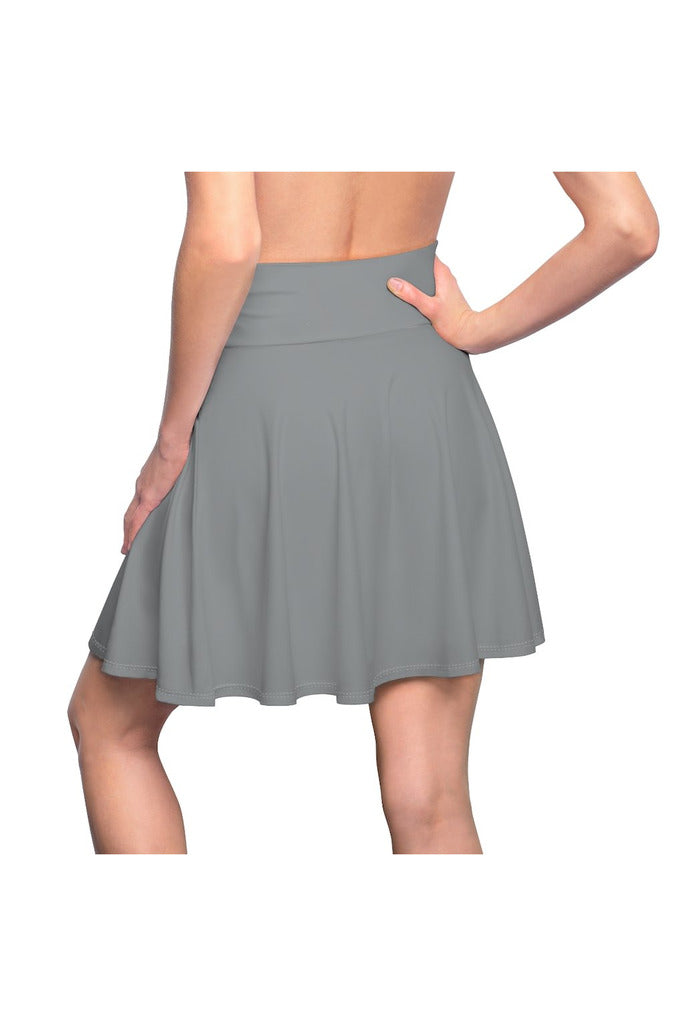 Gray Women's Skater Skirt - Objet D'Art
