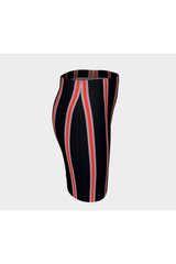 Flaming Stripes Fitted Skirt - Objet D'Art Online Retail Store