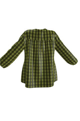 Pepper Stem Plaid Women's Blouse - Objet D'Art