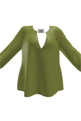 Pepper Stem Striped Women's Blouse - Objet D'Art