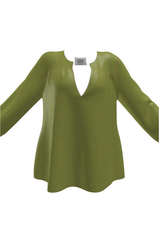 Pepper Stem Striped Women's Blouse - Objet D'Art