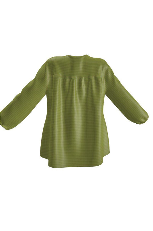 Pepper Stem Striped Women's Blouse - Objet D'Art