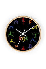 Yoga Asana Wall clock - Objet D'Art