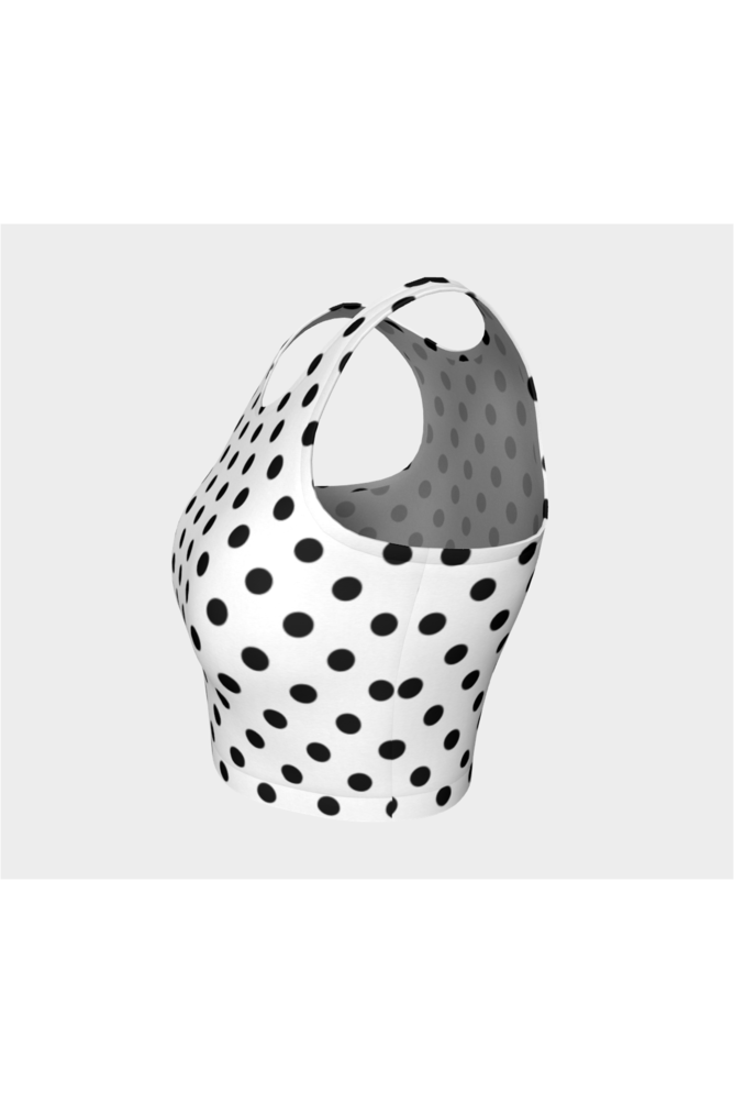 Polka Dot Athletic Top - Objet D'Art