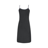 dk gray print 2B Alcestis Slip Dress (Model D05) - Objet D'Art