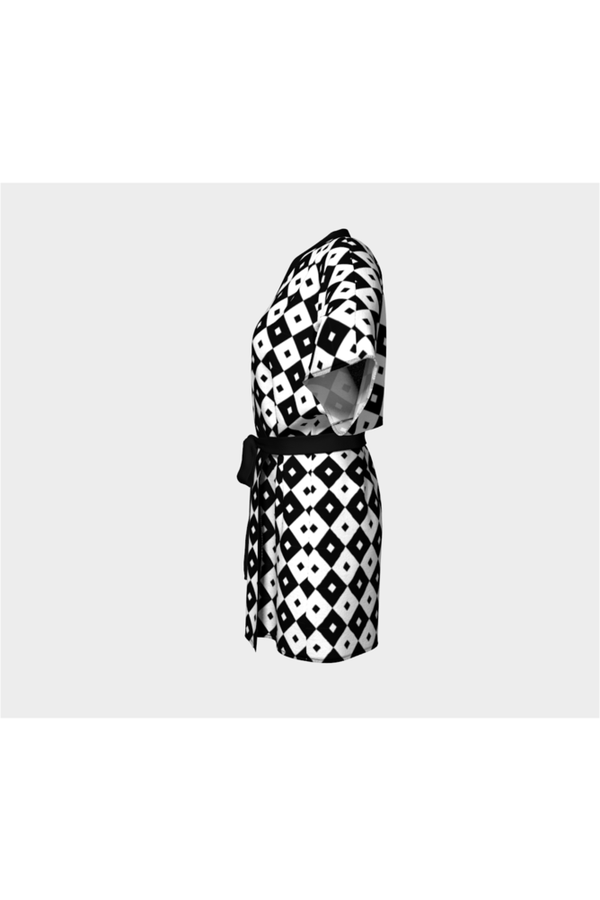Checkered Kimono Robe - Objet D'Art