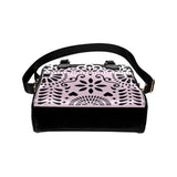 PInk Papel Picado Shoulder Handbag (Model 1634) - Objet D'Art