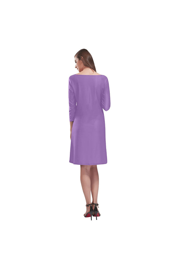 indira sleeve Rhea Loose Round Neck Dress(Model D22) - Objet D'Art