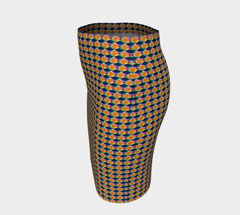 Geo Storm Fitted Skirt - Objet D'Art