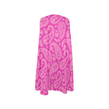 Innuendos of Pink in Paisley Sleeveless A-Line Pocket Dress - Objet D'Art