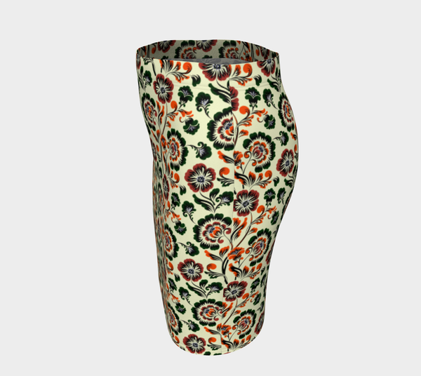 Floral Bouquet Fitted Skirt - Objet D'Art