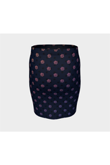 Paw Print Fitted Skirt - Objet D'Art