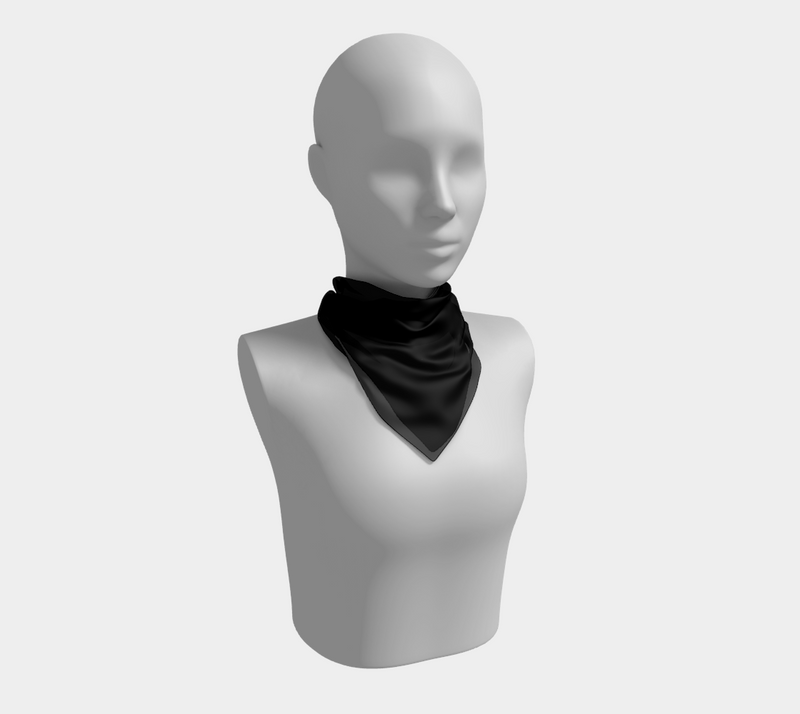 Black Square Scarf - Objet D'Art