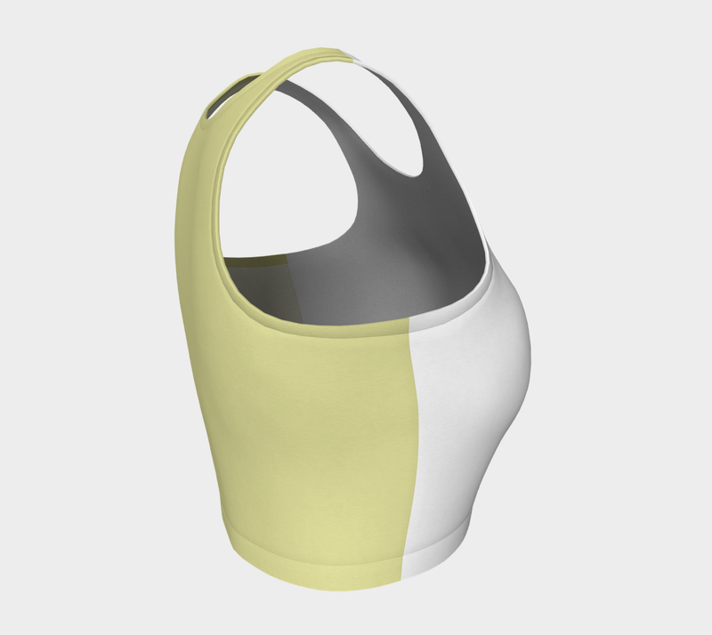 Two Toned Crop Top - Objet D'Art
