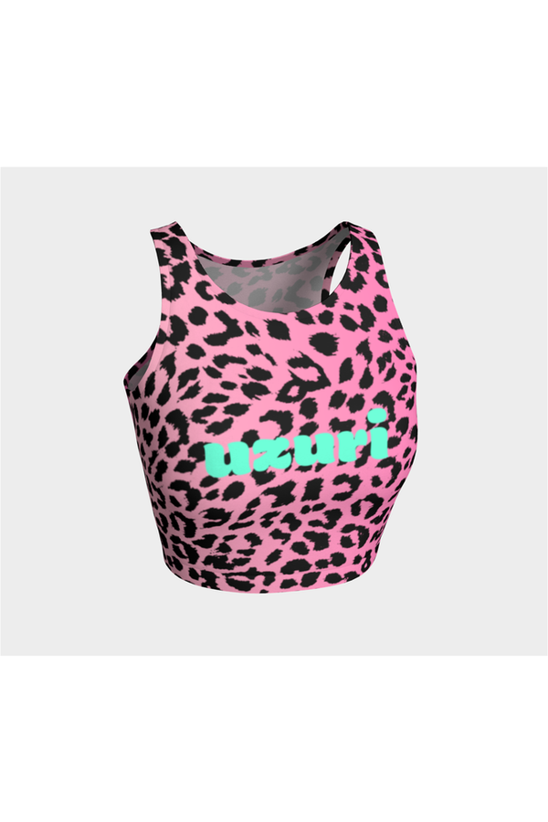 Pink Leopard Athletic Top - Objet D'Art