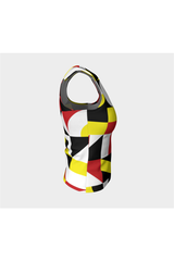 Color Collage Fitted Tank Top - Objet D'Art