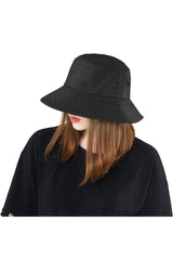 Herringbone Dark All Over Print Bucket Hat - Objet D'Art