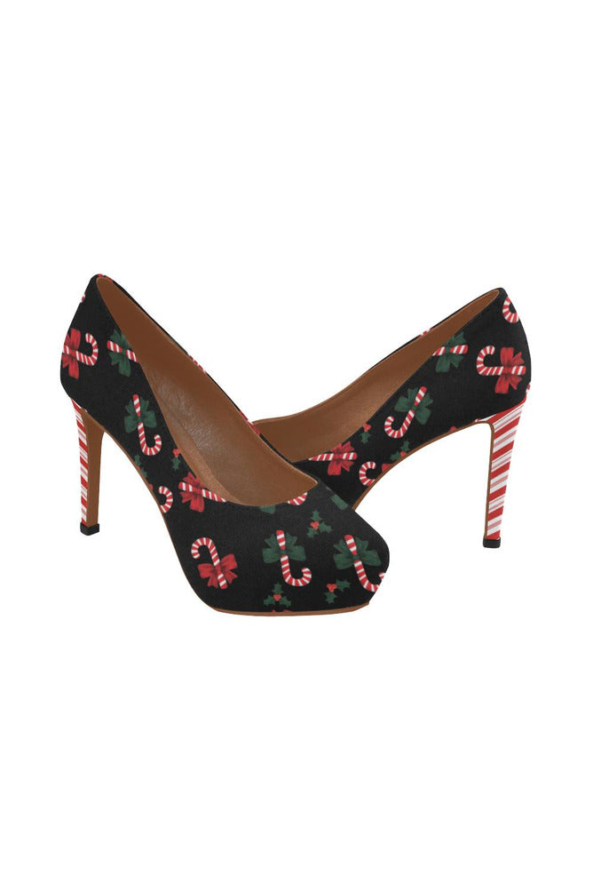 Candy Cane High Heels - Objet D'Art