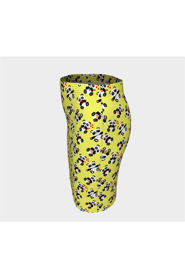 Passions of Panda Fitted Skirt - Objet D'Art
