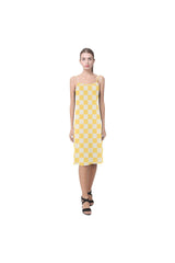 Aspen Gold Checker Alcestis Slip Dress (Model D05) - Objet D'Art