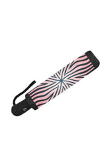 Pink Zebra Print Auto-Foldable Umbrella - Objet D'Art