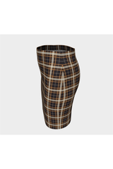 Coffee and Cream Fitted Skirt - Objet D'Art