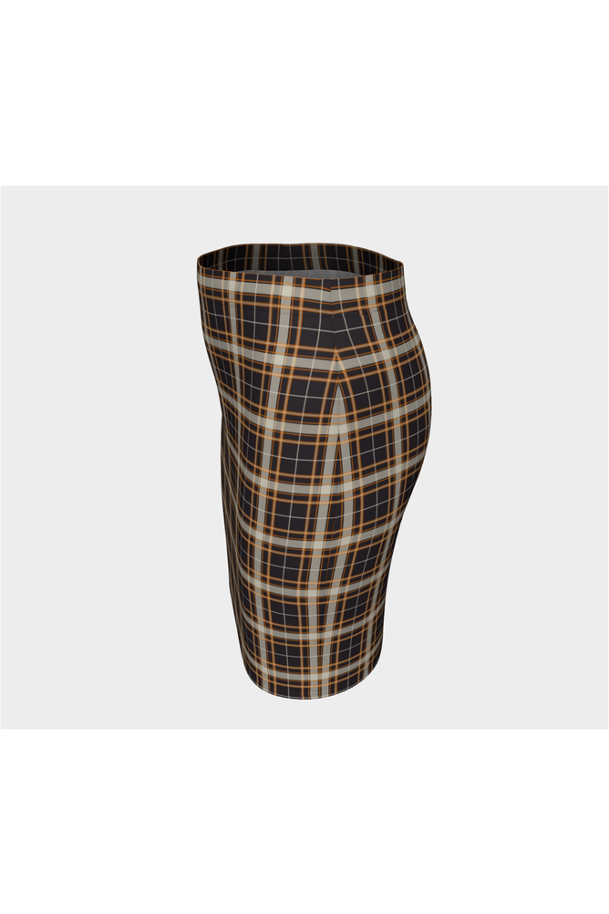 Coffee and Cream Fitted Skirt - Objet D'Art