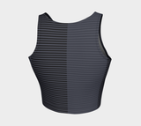 Striped Athletic Crop Top - Objet D'Art